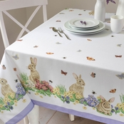 Benson Mills Springtime Magic Fabric Tablecloth 60 x 84
