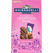 Ghirardelli Milk Chocolate Caramel Brownie Bunnies Large Bag