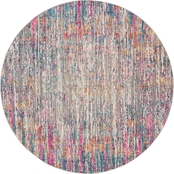Nourison Passion Round Abstract Rug