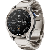 Garmin Men's D2 Mach 1 Smartwatch 0100258250 with Vented Titanium Bracelet
