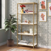 Sauder North Avenue Collection Tall 4 Shelf Display Bookcase