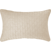 BedVoyage Melange Viscose from Bamboo Cotton Quilted Decorative Pillow