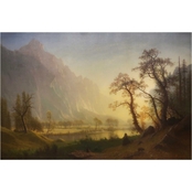 Inkstry Sunrise, Yosemite Valley Canvas Giclee Print