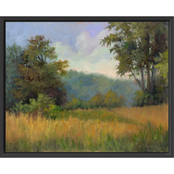 Inkstry View from Grailville Framed Giclee Canvas Print