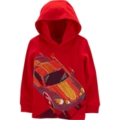 Carter's Toddler Boys Race Car Hooded Jersey Tee