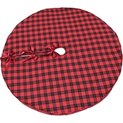 Manor Luxe Holiday Plaid 56 in. Tree Skirt