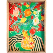 ArtLifting Large Tray Floral Stripes