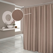 Dainty Home Hotel Collection Waffle Weave Shower Curtain
