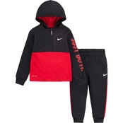 Nike Toddler Boys Just Do It Therma Hooded Top and Pants 2 pc. Set