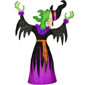 National Tree Company Pre Lit Cackling Green Witch Decoration 47 in.