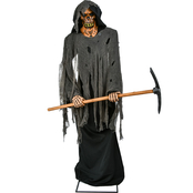 National Tree Company 67 in. Animated Halloween Gravedigger Skeleton