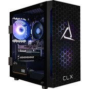 CLX Set AMD Ryzen 5 3.6GHz 8GB RAM Radeon RX 6400 500GB SSD Gaming PC