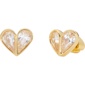 Kate Spade New York Rock Solid Small Heart Stone Stud Earrings
