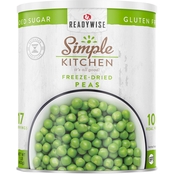 ReadyWise Simple Kitchen Freeze Dried Peas #10 Can, 17 servings