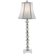 Dale Tiffany 28.5 in. Parvan Crystal Buffet Table Lamp