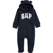 Gap Infant Boys Logo Fleece One Piece Jumpsuit