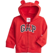 Gap Toddler Boys Full Zip Logo Hoodie