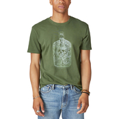 Lucky Brand Skull Drink Graphic Tee