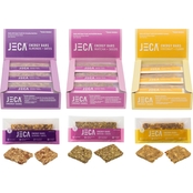 Jeca Energy Bars Almond and Dates Matcha Seeds Coconut and Curry 36 ct.