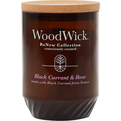 Wood Wick Renew Black Current and Rose Large Candle