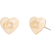 COACH 0.4 in. Signature Heart Stud Earrings