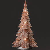 Roman 17 in. H LED Gingerbread Christmas Tree