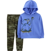 Carter's Toddler Boys Dinosaur Hoodie and Joggers 2 pc. Set