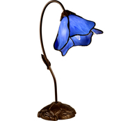 Dale Tiffany Poelking 1 Light 19 in. Blue Lily Tiffany Table Lamp