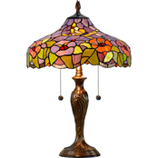 Dale Tiffany Toscany Garden 23 in. Table Lamp