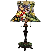 Dale Tiffany Entrada 26 in. Floral Table Lamp