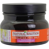 Natural Solution Himalayan Pink Salt Body Scrub with Natural Honey, 12.3 oz.