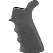 Hogue OverMolded Pistol Grip with Finger Grooves and Beavertail Fits AR-15 Rifle