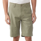 WearFirst Stretch FreeBand Waist Three Zipper Pockets Knee Length Shorts
