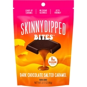 SkinnyDipped Dark Chocolate Salted Caramel Bites 3.2 oz.