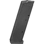 ProMag Magazine 45 ACP Fits 1911 8 Rounds with Baseplate Nitride Steel Black