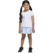 Adidas Toddler Girls Tee and AOP FT Pleated Skort 2 pc. Set
