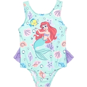 Disney Infant Girls Little Mermaid Ruffle Bottom Swimsuit