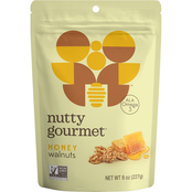Nutty Gourmet Roasted Seasoned Honey Walnuts 6 ct., 8 oz. each