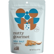 Nutty Gourmet Roasted Seasoned Sea Salt Walnuts 6 pk., 8 oz. each