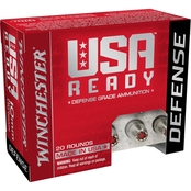 Winchester USA Ready Defense Hex Vent 10MM 170 Gr. Hollow Point 50 Rounds