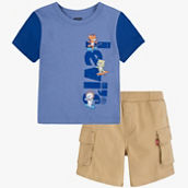 Levi's Toddler Boy's Skating Critter Tee and Short 2 pc. Set