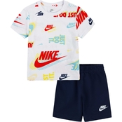 Nike Toddler Boys Active Joy Tee and Shorts 2 pc. Set