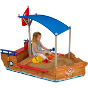 KidKraft Pirate Wooden Sandboat