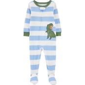 Carter's Toddler Boys Dinosaur Print Footed Pajamas
