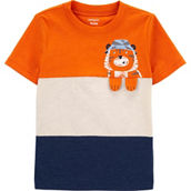 Carter's Toddler Boys Orange Colorblock Lion Tee
