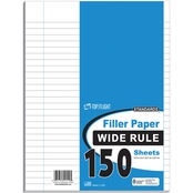 Top Flight Filler Paper Wide Rule 150 Sheets