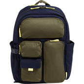 Vera Bradley Navy Daisy Colorblock Utility Large Backpack