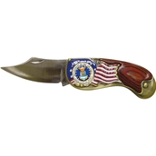 American Coin Treasures Air Force Colorized Quarter Pocket Knife