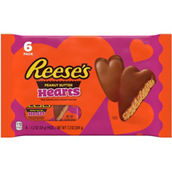Hershey's Reese's Milk Chocolate Peanut Butter Hearts 6 pk., 7.2 oz.