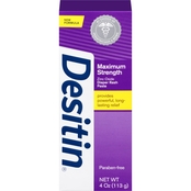 Desitin Maximum Strength Zinc Oxide Diaper Rash Paste Paraban-free